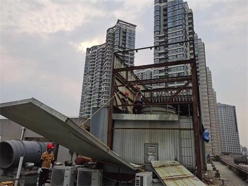 圓形逆流式玻璃鋼冷卻塔原理與構(gòu)造(圓形逆流式玻璃